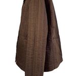 Reversible Autumn Fall Foliage Colors Button Front Quilted Jacket Size XL Brown Photo 9