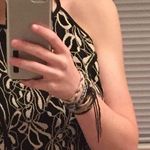 Love...Ady Black and White Lace Dress Photo 3