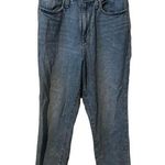 Madewell  The Mom Jean Size 28 Distressed Waistband Light To Medium Wash. Photo 0