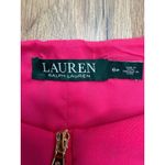 Lauren Ralph Lauren Pink Zip Front Fit & Flare Dress Gold Hardware 6P Size undefined Photo 3