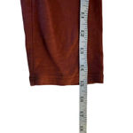 Meadow Rue Nosara Babydoll Peplum Peasant Top Pleated Bibbed Eyelet Scallops SM Orange Photo 7