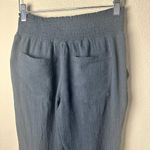 Aerie American Eagle Gauze Wide Leg Beach Pants w Side Slit Size XS Black Photo 7