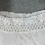 Lungo L'Arno Women’s Shirt 2X 100% Linen White Lace Boho Beachy Lagenlook Photo 3