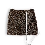 Weekday  leopard mini wool blend skirt size 38 Photo 2