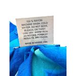 Jams World VTG 90s Floral Mini Dress XL Blue Tropical Hawaiian Sun Dress Photo 3