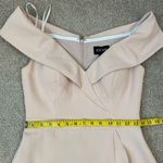 XScape  Off The Shoulder Ruffle Dress Beige Blossom 4 Photo 5