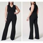 Spanx The Perfect Jumpsuit Flare Leg Sleeveless Stretch Black size XL Photo 1