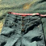 Guess  High Rise Button Fly Skinny Jeans Dark Wash Women’s 25 Stretch Denim Photo 12