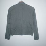 Passport M Cotton Military Army Green Zip Front Shacket Light Jacket Size M Photo 5