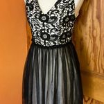 Miami  gothic feminine black lace mini dress Photo 4