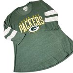 NFL NEW Womens Green Bay Packers  Football Green 3/4 Sleeve‎ T-Shirt Top Small Photo 0