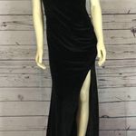 Miss ord Sexy Formal Velvet High Split Ruched Long Bodycon maxi dress size XL Photo 1