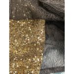 Alice + Olivia Sequin Tulle Skirt Gold Black Sparkle Party Mini Size S Photo 2