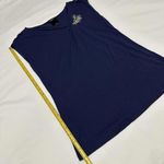 Ann Taylor LOFT Thin Blue T Shirt Top Sz S Small Rhinestone Embellished Photo 3