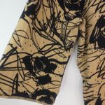 Mercer Street L Black Gold Roses Cardigan Sweater Size L Photo 5