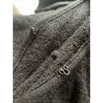 Kate Hill  Women's 100% Wool Jacket Black Career Coat Ruffled Front Unlined Sz PM Photo 7