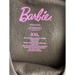 Barbie Hybrid Apparel Panel Squares Cozy Graphic Lightweight Brown Crewneck 2X Photo 3