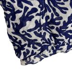 Lilly Pulitzer Treasure Coral Print Navy Blue White Infinity Scarf Photo 1