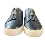Frye Lena Black Leather Low Zip Oxford Sneaker Size 7 Photo 3