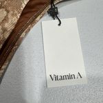 Vitamin A SAND SNAKE Neutra Hipster Bikini Swim Bottom US 8/M Animal Print Beach Photo 1