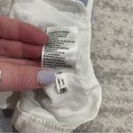 American Eagle  Outfitters Blue and White Striped Cold Shoulder Romper Photo 6