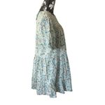 Tuckernuck Hyacinth House Womens Floral Dress Tiered Ruffle Xsmall Blue Size XS Photo 1