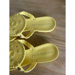 Jack Rogers NWOT Yellow Georgica Medallian Jelly and Leather Sandals Womens 7 Photo 3