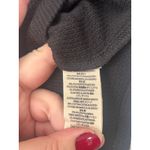 We The Free  Boho Black Ribbed Long Sleeve Keyhole Neck Top Size Small Thermal Photo 4