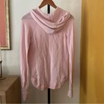 Lululemon  Light 100% Merino Wool Hoodie Pullover Sweater Knit Pink Mist Size S Photo 5
