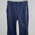 Everlane  The Bi-Stretch Flare Pant Size 14 Navy High Rise Flare Business Casual Photo 3