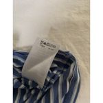 Columbia Womens Size L Top Activewear Blue White Striped V-neck Athletic Top Photo 6