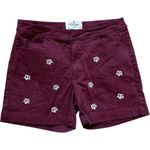 Womens Emerson Street Burgundy Texas A&M Embroidered Logo Chino Shorts Photo 0