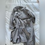 DKNY Never worn: gray Trench Coat size small Photo 14