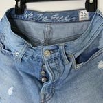 Free People Distressed Jean Shorts Size 25 Photo 3