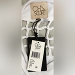 Chaser  White Knitted Cotton Tank Top Size Medium NWT‎ Photo 2