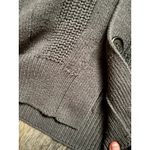 st. john's bay Vintage Cable Knit Dark Gray Sweater Vest Grandpa Heritage Woods Preppy Medium Photo 2