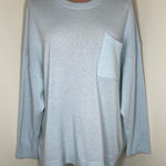 Banana Republic  Caro Cashmere Sweater Large Womens Blue Oversized Lightweight Photo 0