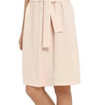 Iris & Ink Rosalie Crepe Shirt Dress in Pink Size 2 Photo 0