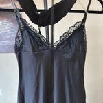 House Of CB HOUSE OF‎ CB 'Salma' Black Satin Slip Dress NWOT Size S Photo 9