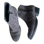 Bussola Alameda Annie Silk Suede Charcoal Grey Ankle Boots Size 37 (US 6.5 Photo 4
