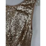 Lulus Lulu’s Shine Time Sequin Mini Dress Sleeveless Lined Side Zip Rose Gold S NWT Photo 12