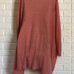 Free People asymmetrical light Waffle Knit thermal tunic Women’s Size S Small Photo 3