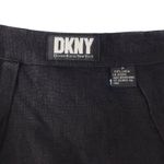 DKNY VINTAGE LINEN BLACK WRAP FRINGE SKIRT COASTAL AESTHETIC WMNS SIZE S Y2K Photo 11