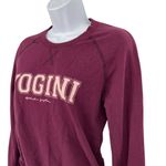 Spiritual Gangster Yogini Burgundy Cotton Crewneck Sweatshirt USA Made Size XS Photo 3