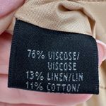 Lafayette 148 New York Petite Tweed Blazer Jacket Pink Tan Size 8 Linen Blend Photo 3