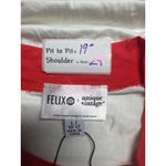 Unique Vintage  Felix The Cat Hearts Graphic Top‎ Red Neck Tie Womens L Photo 7