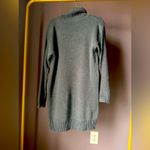 VICI  Turtleneck Sweater Dress Denim Blue Medium Photo 3