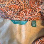 Tori Richard Honolulu Charmed Life Venus Dress Sleeveless Wrap Pink Mosaic XL Photo 6