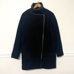 Madewell • black wool city grid coat sz 2 Photo 3