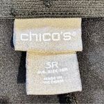 Chico's  Faux Suede Pull On Skinny Pants Black 
Sz 3 16/18 XL💛 Photo 5